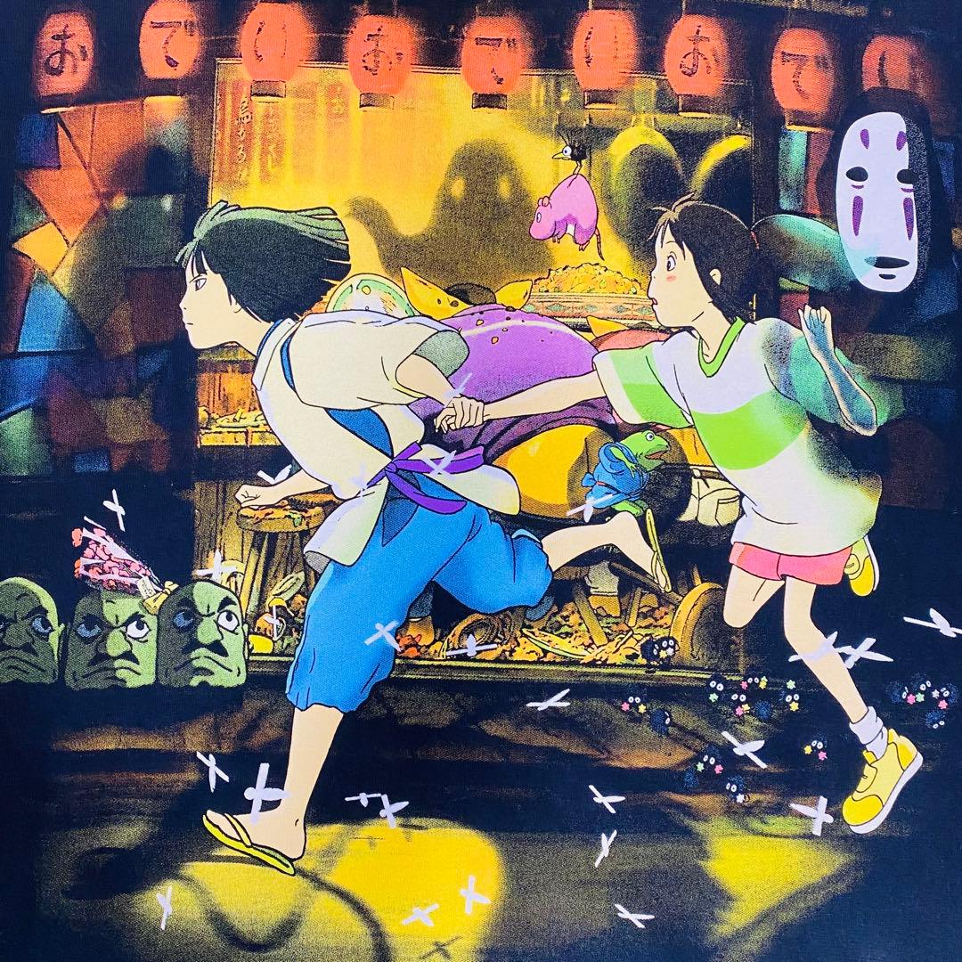 千と千尋の神隠し ジブリ 宮崎駿 Tシャツ Spirited Away XXL