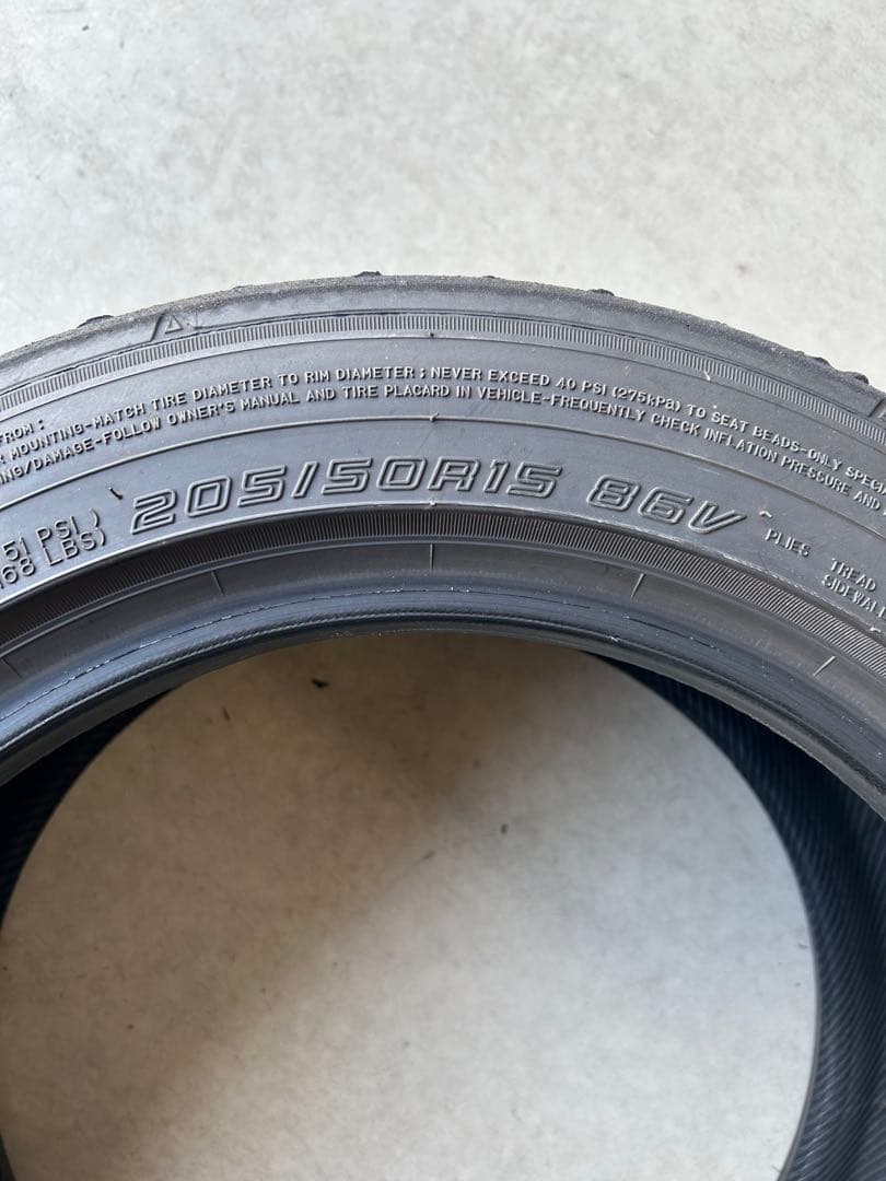 ディレッツァZ3 205/50R15 ２本　お試しに　ダンロップ