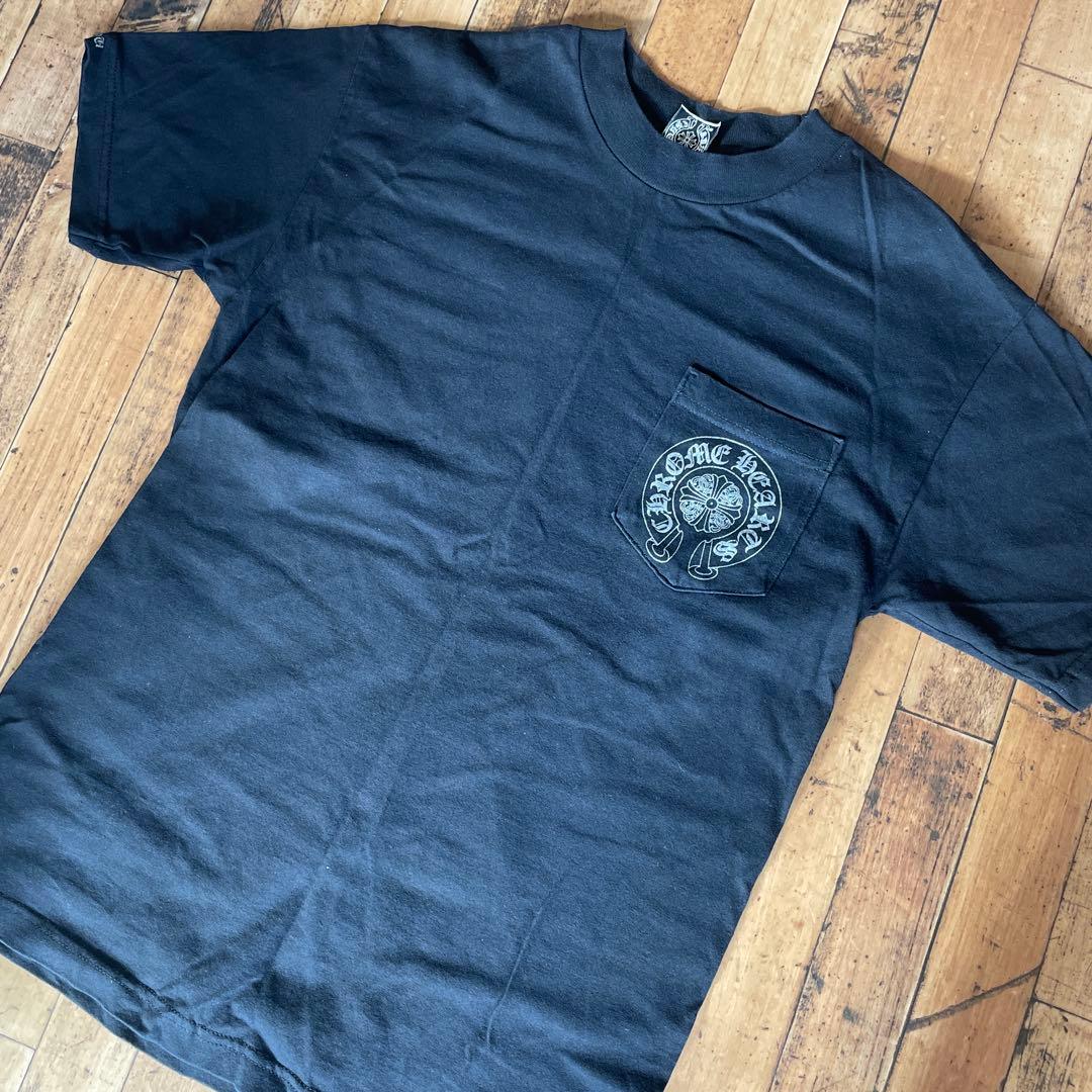 正真正銘本物 Chrome Hearts ブラック Tシャツ