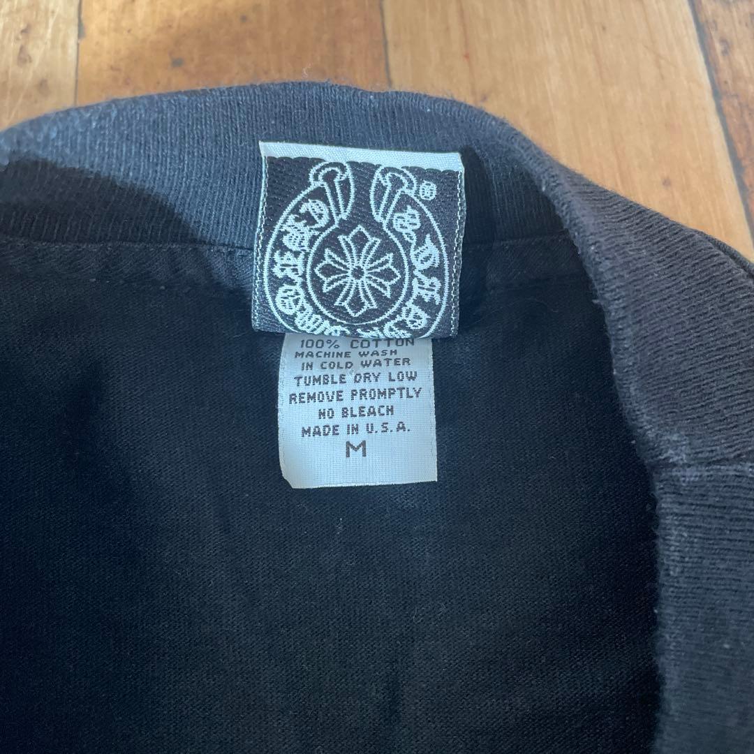 正真正銘本物 Chrome Hearts ブラック Tシャツ