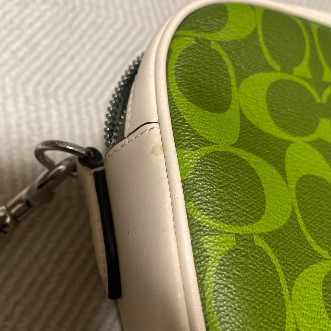 ❤️希少カラー❤️ COACH ボディバッグ グリーン ショルダーバッグ