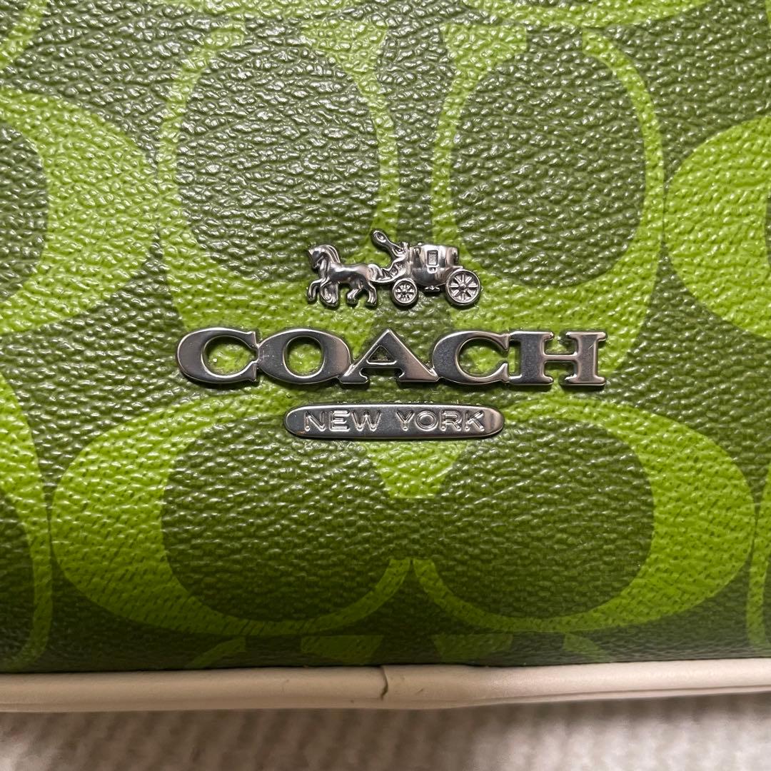 ❤️希少カラー❤️ COACH ボディバッグ グリーン ショルダーバッグ