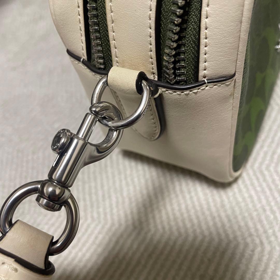 ❤️希少カラー❤️ COACH ボディバッグ グリーン ショルダーバッグ