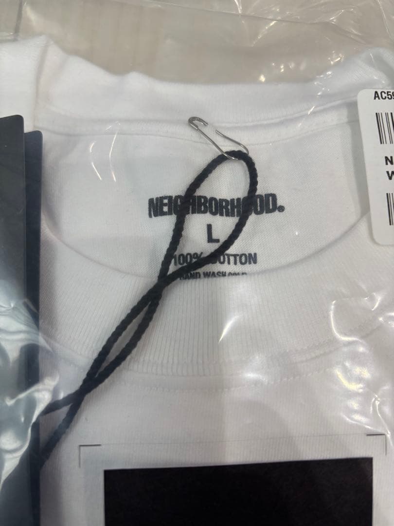 最終値下げ neighborhood ロゴtee Lサイズ 新品未使用品