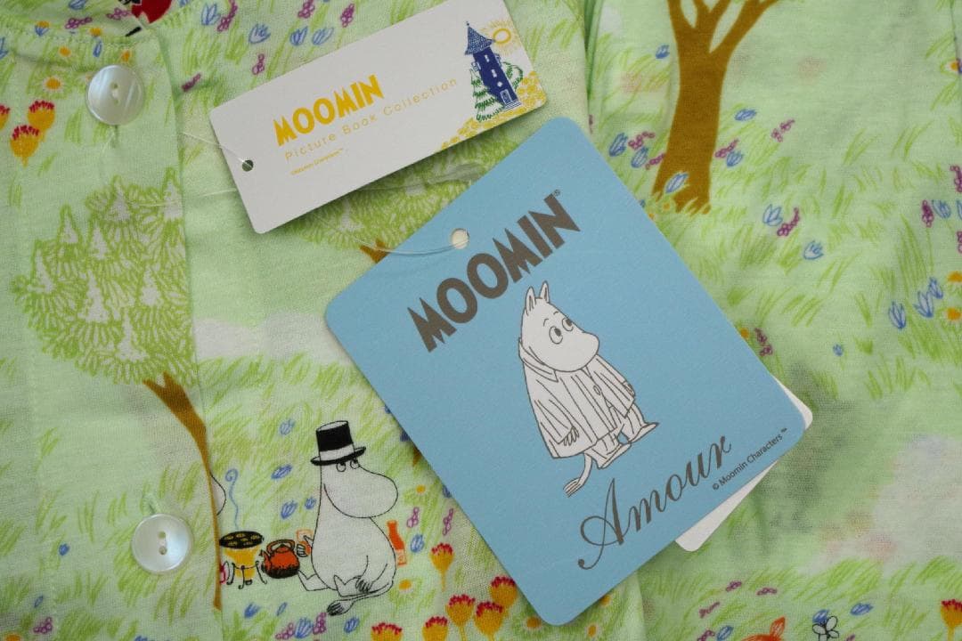 【新品】ムーミンMOOMIN/アムール　春夏物パジャマ（M)ｂ135