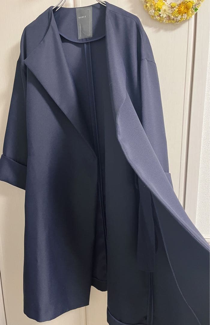 ななほNobleノーブル トリプルクロスガウンコート 定価2.9万円