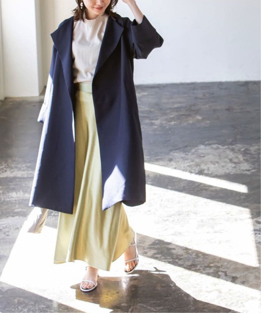 ななほNobleノーブル トリプルクロスガウンコート 定価2.9万円