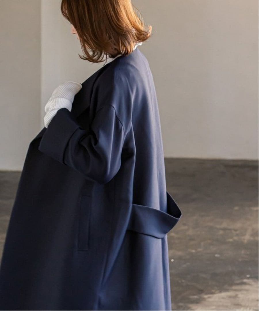 ななほNobleノーブル トリプルクロスガウンコート 定価2.9万円