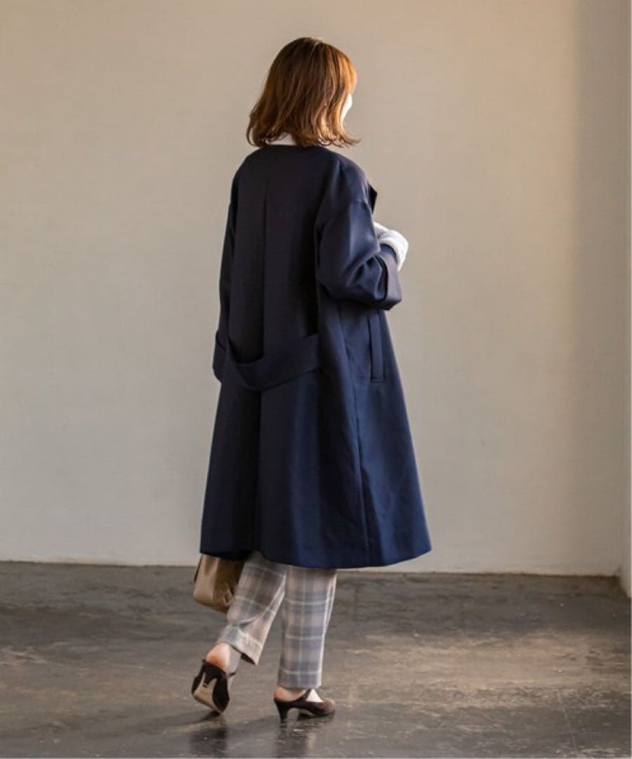 ななほNobleノーブル トリプルクロスガウンコート 定価2.9万円