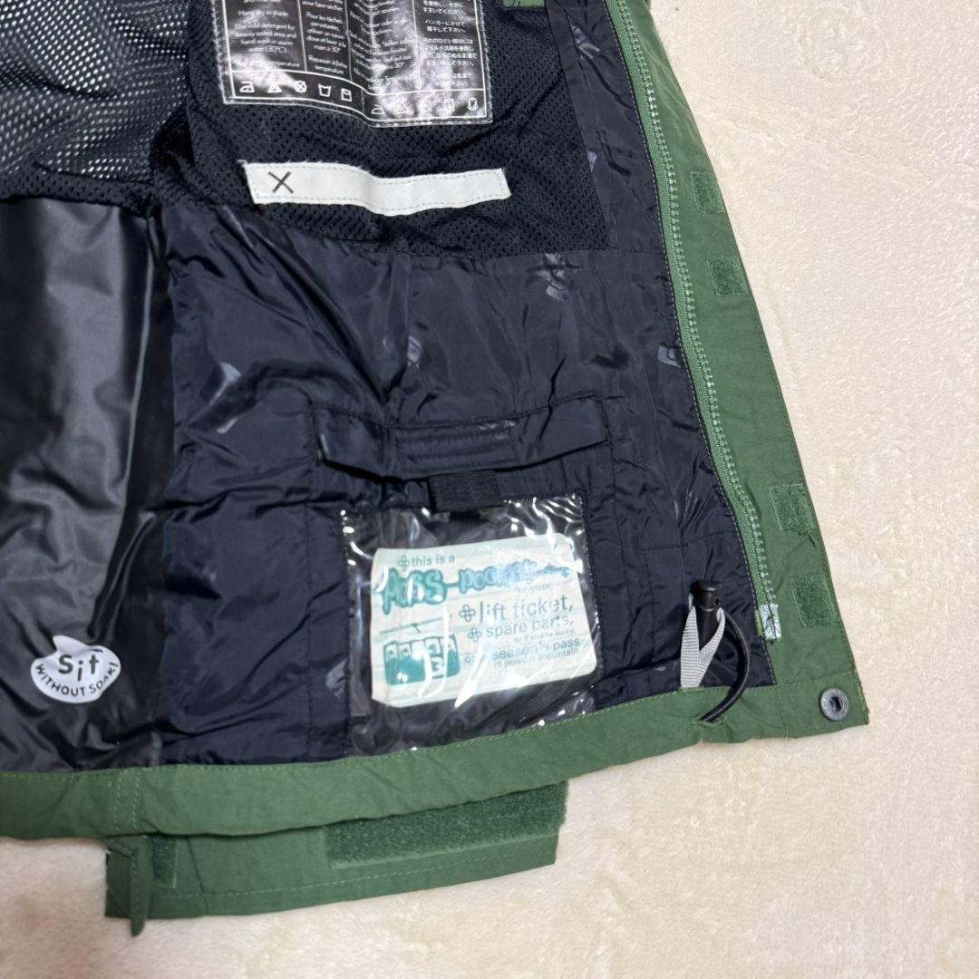 BURTON スノーボードジャケット スノーウェア ハイネック