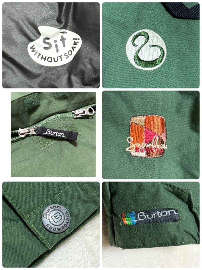 BURTON スノーボードジャケット スノーウェア ハイネック