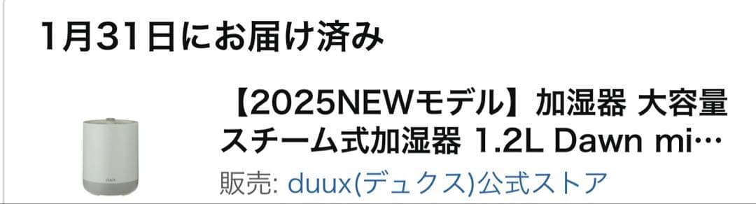 美品！duux デュクス Dawn Mini スチーム加湿器 セージグリーン