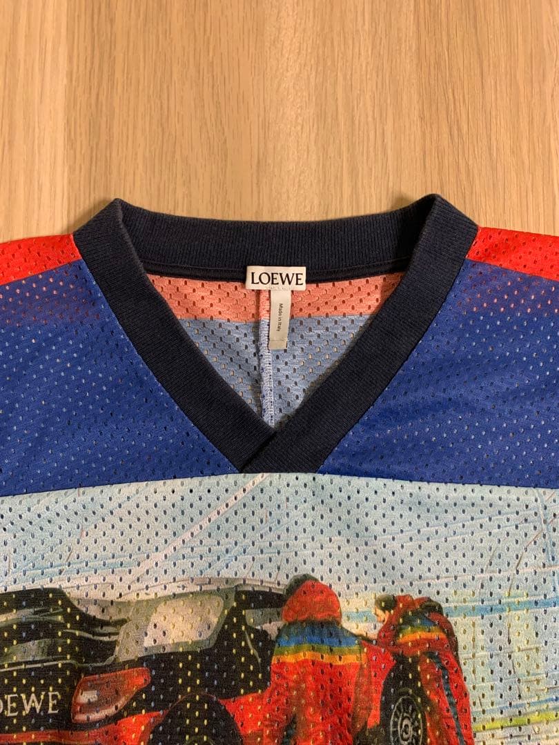 LOEWE 16SS メッシュ フットボールシャツ レーシング racing