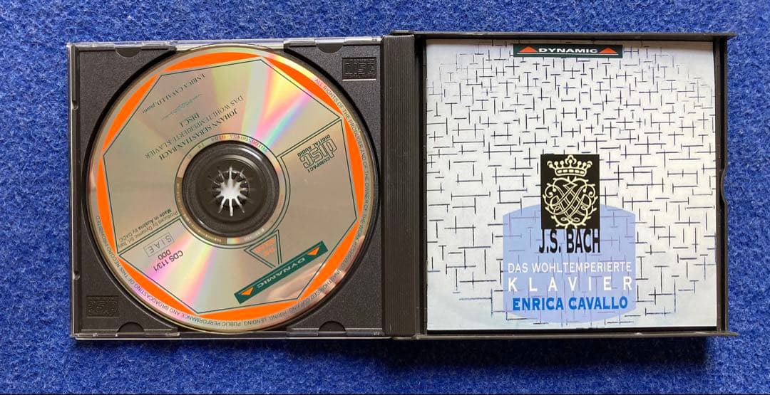 【4CD】　バッハ　平均律クラヴィア曲集　エンリカ・カヴァッロ
