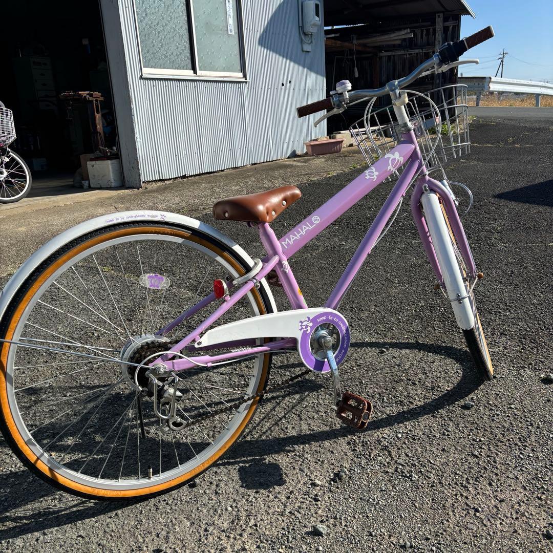 マハロ MAHALO キッズ ジュニア 女児 26インチ 変速付き自転車