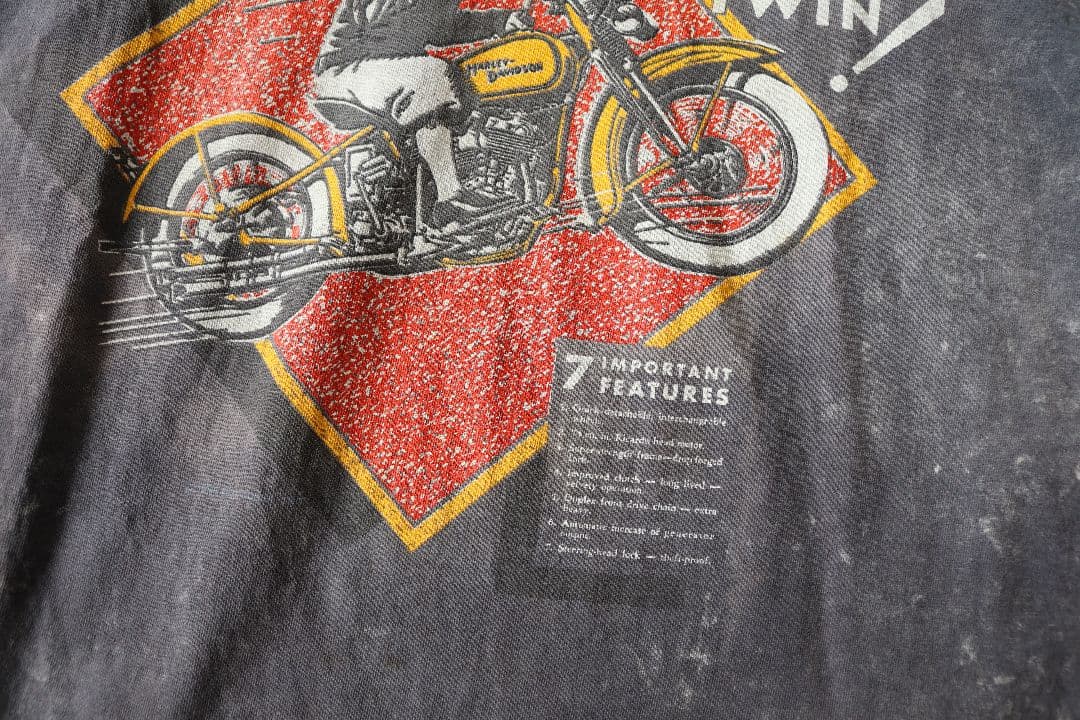 トップス 80'S Harley Davidson V-Twin T-Shirts/L
