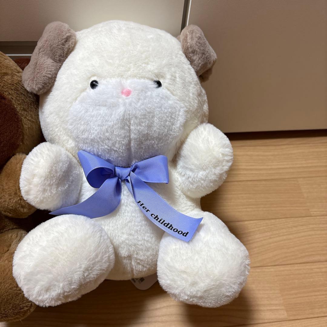 あの頃のともだちBIGぬいぐるみ3 たぬき　いぬ