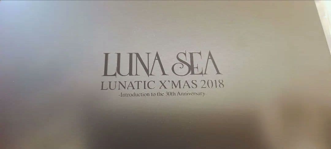 LUNA SEA lunatic Xmas 2018 slave限定版