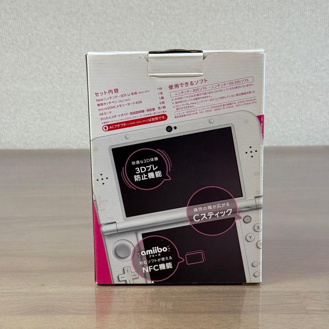 4-159【訳ありジャンク】Newニンテンドー3DS LL ピンク×ホワイト
