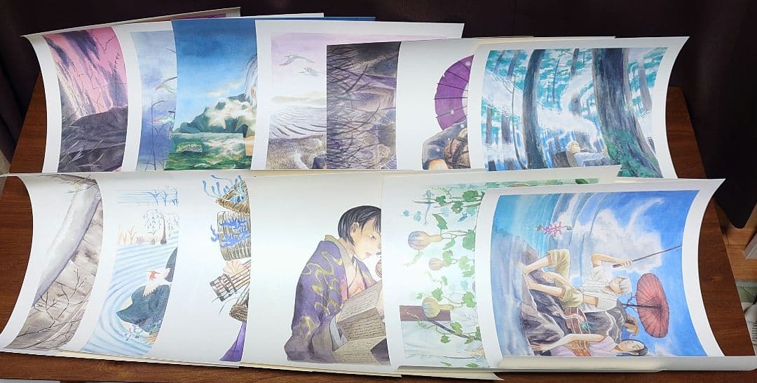 蟲師 二十景 漆原友紀 画集 蟲襖 講談社 完全受注生産