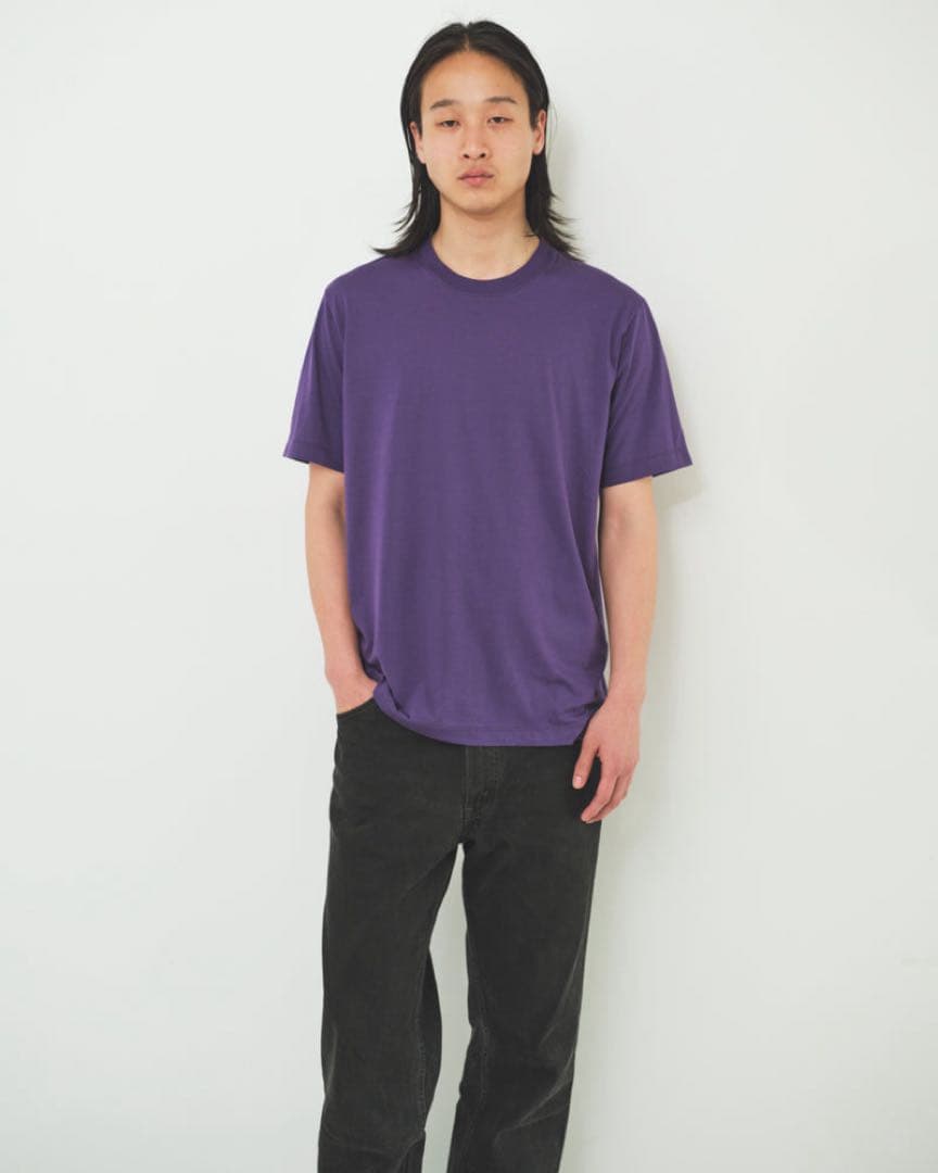 o*u様 Cash & barba パープル sea コットン　Tシ