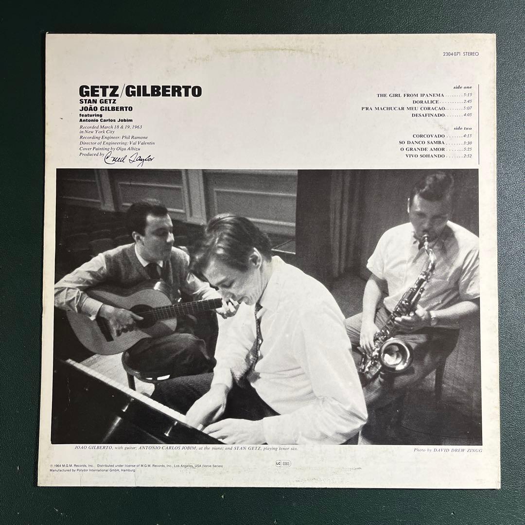 64年オランダ盤　GETZ/GILBERTO