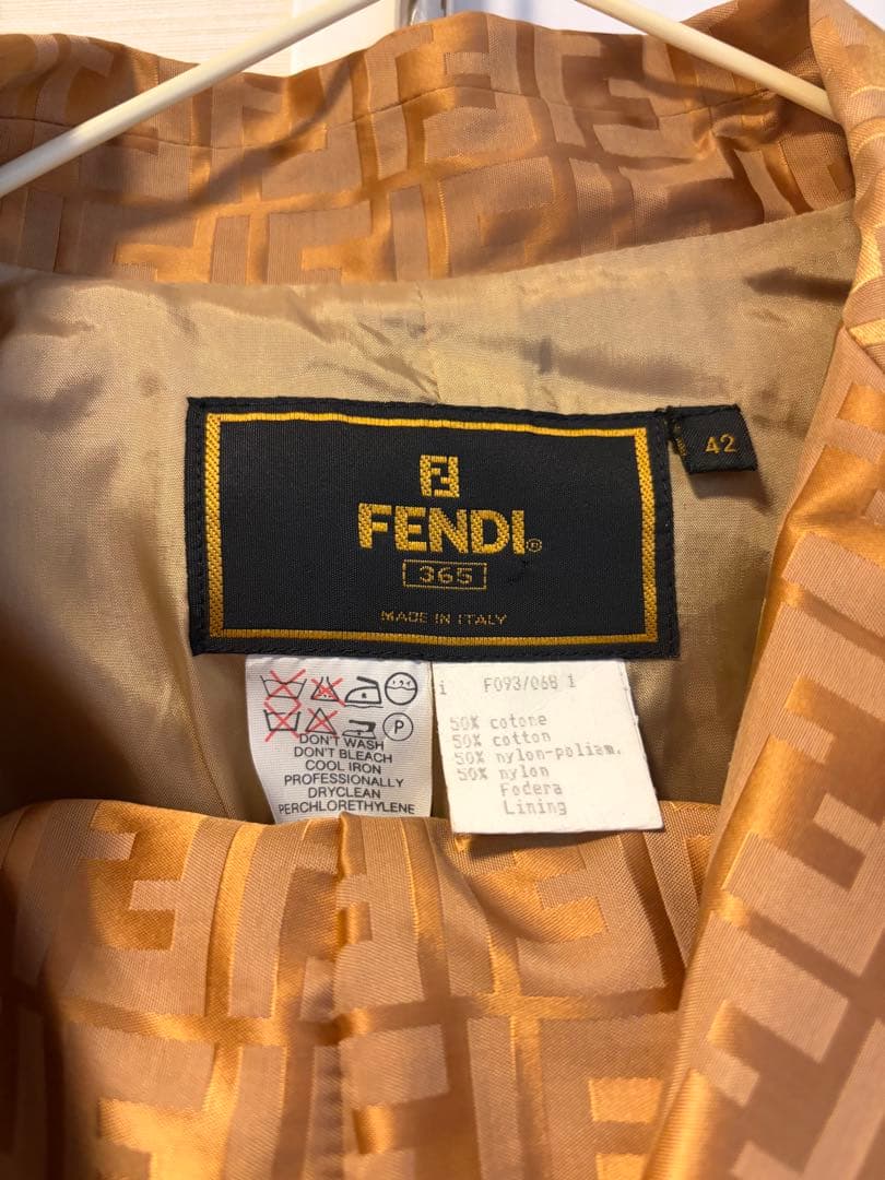 FENDI 365 テーラードジャケット 42 ブラウン