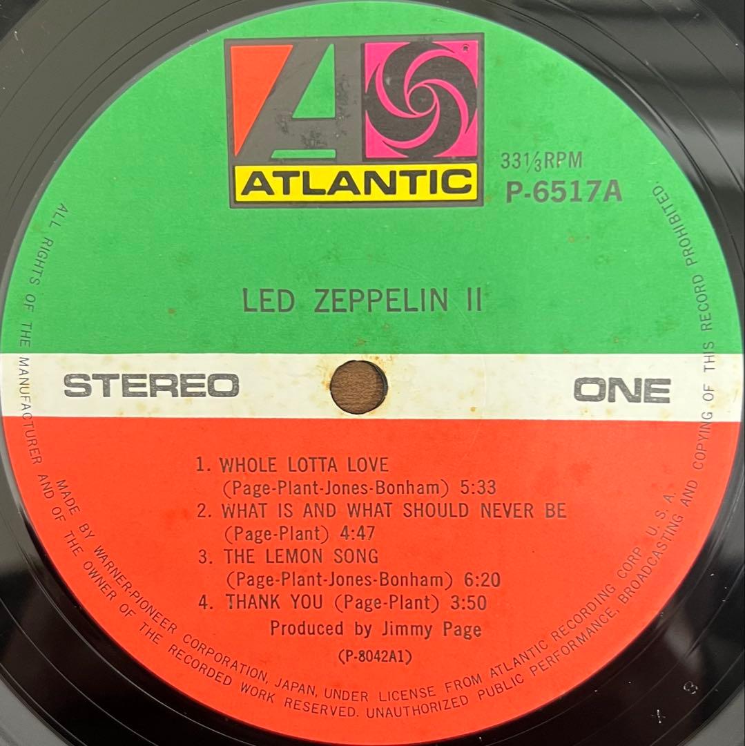 【LP/美盤/帯付】Led Zeppelin / Led Zeppelin Ⅱ