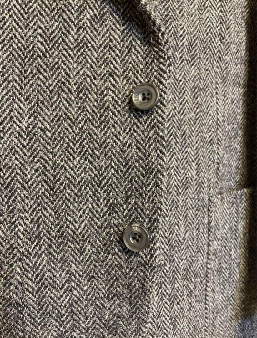 【在庫わずか‼️】Harris Tweed ヘリンボーン テーラードジャケット　M