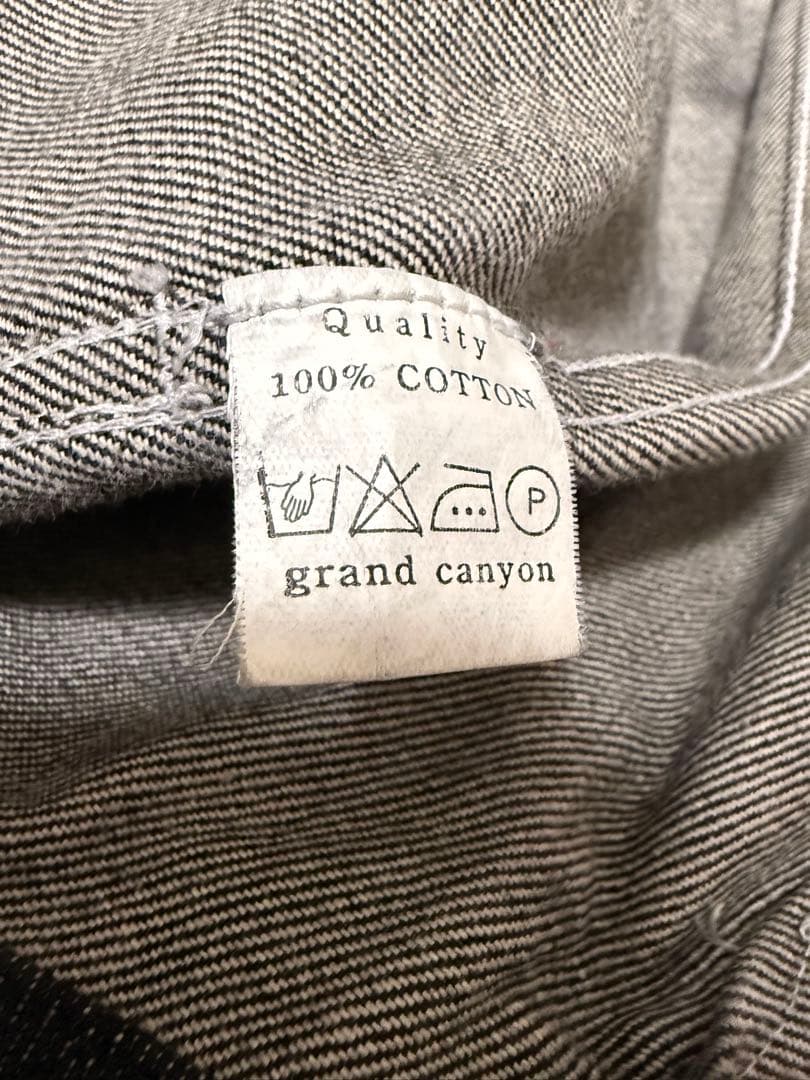 【Ｌ】grand canyon / GDC デニムカバーオール 刺繍