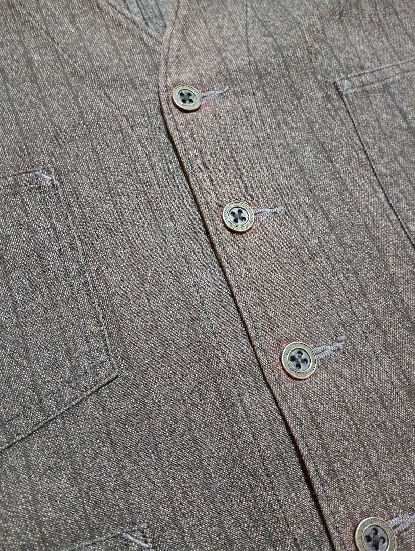RRL ジャスペ　ごま塩　杢　スミクロ　ベスト　デップ　ボルチモア