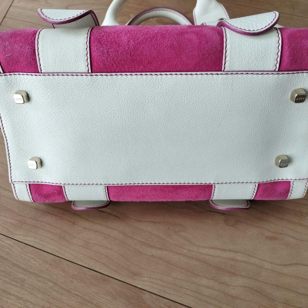 PUCCI バッグ ピンク ボストン