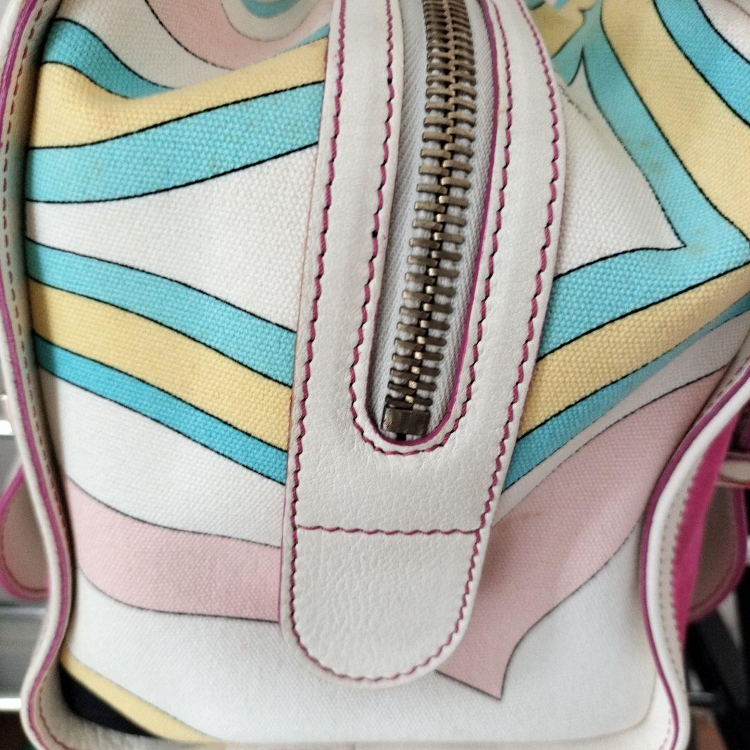 PUCCI バッグ ピンク ボストン