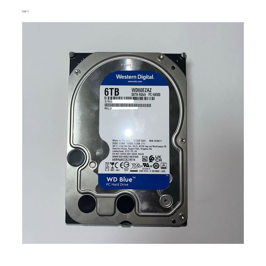 ひ*ん様 [4台]WD Blue 6TB ハードディスクドライブ 動作中古品 静