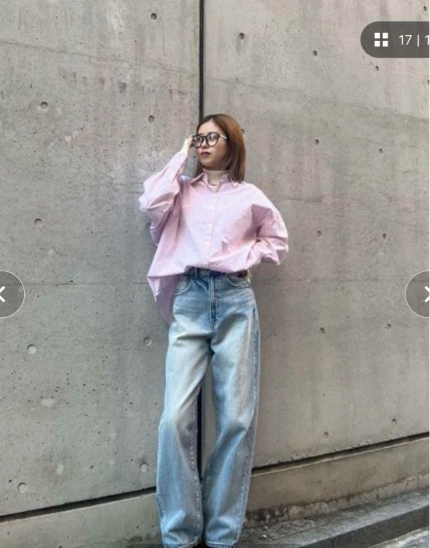 マウジー MOUSSY HW DAMAGE LOOSE STRAIGHT