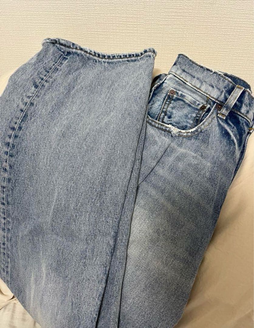 マウジー MOUSSY HW DAMAGE LOOSE STRAIGHT
