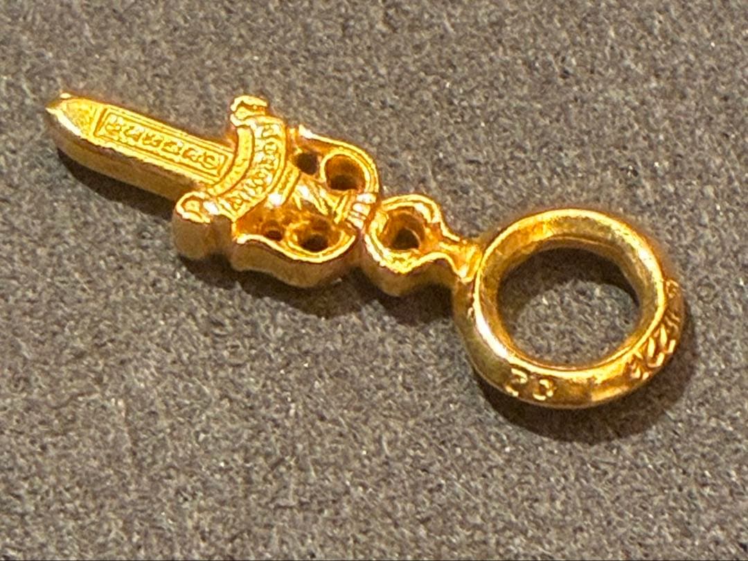[愛犬家] 22K STACK DAGGER/ダガースタックチャーム