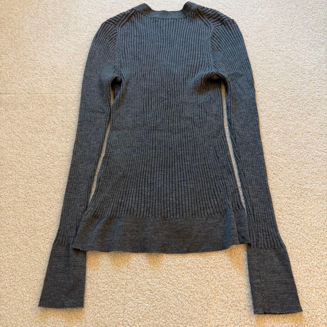 美品　VERMEIL par iena 上質ウールVネックカーディガン