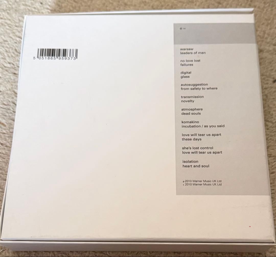 Joy Division Singles 1978-80 7インチBOXセット