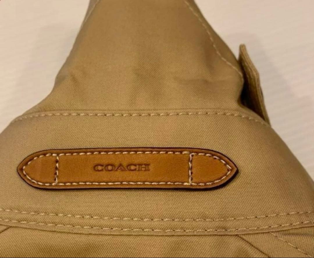 【新品・未使用品】COACH トレンチコート レオパード柄 XSサイズ