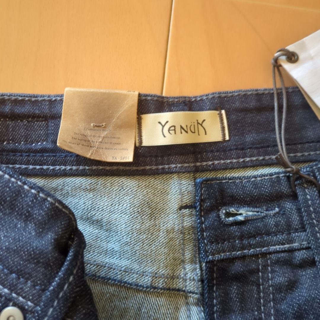 【新品・未使用・タグ付き】YANUK（ヤヌーク）カーブテーパードデニム　24