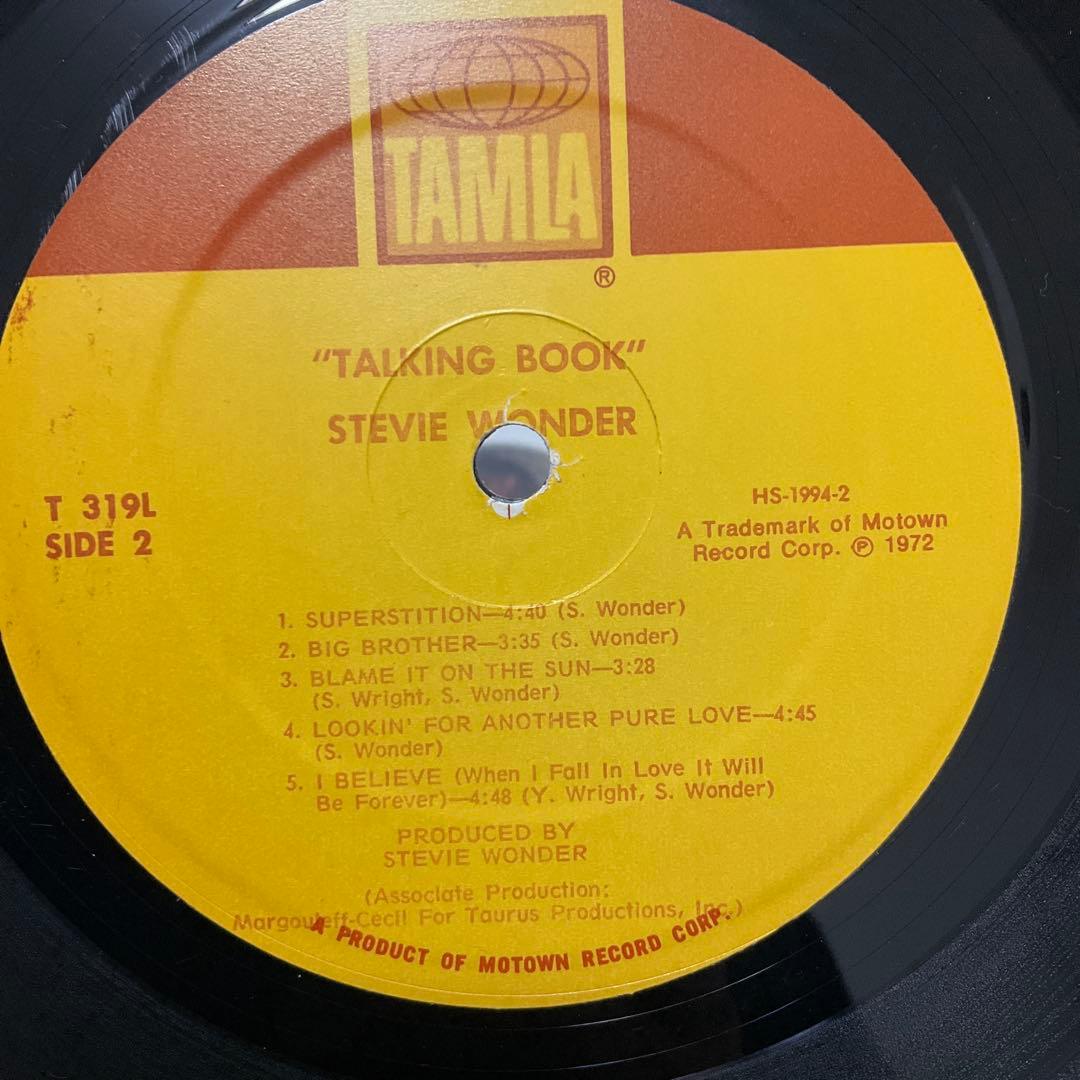 Stevie Wonder Talking Book スティービーワンダー　米盤