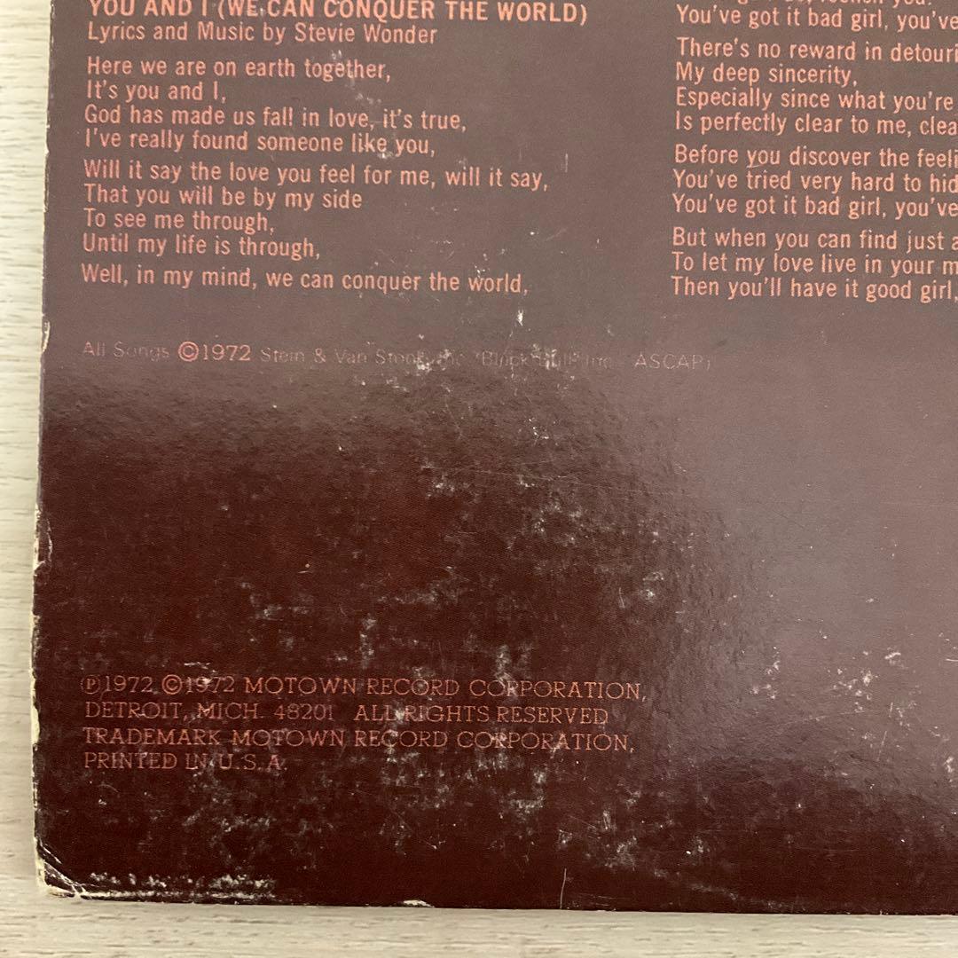 Stevie Wonder Talking Book スティービーワンダー　米盤