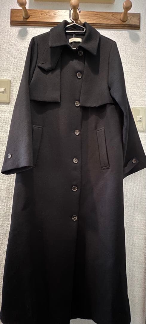 【最終価格】ENOF ロングコート ブラック