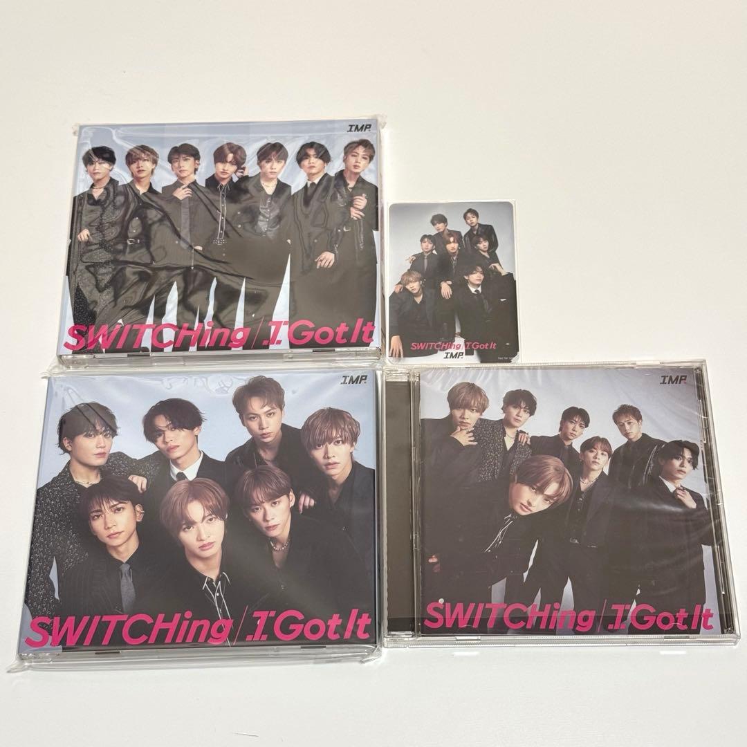 IMP. 初回生産限定盤 3形態 CD シングル、アルバムセット（特典付き）