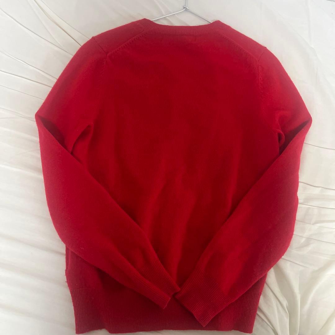 PLAY COMME des GARÇONS 赤 カーディガン M