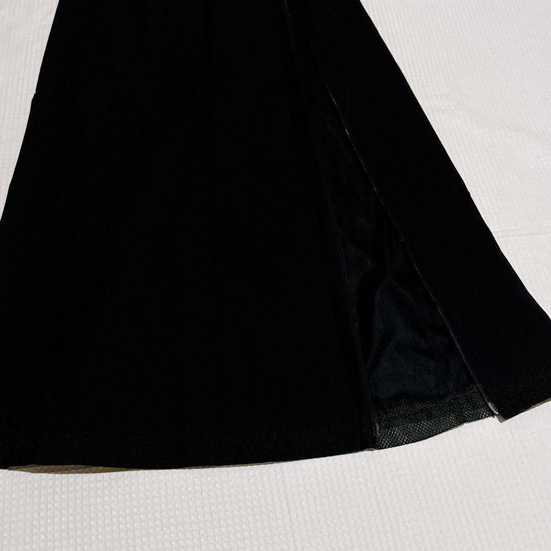 新品✨イッセイミヤケ コットンストレッチボトム スカート メッシュ ダブルジップ