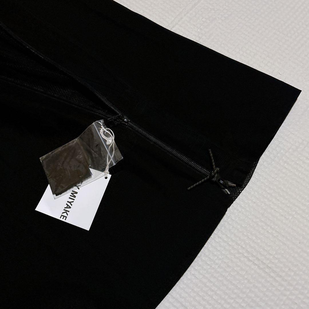 新品✨イッセイミヤケ コットンストレッチボトム スカート メッシュ ダブルジップ
