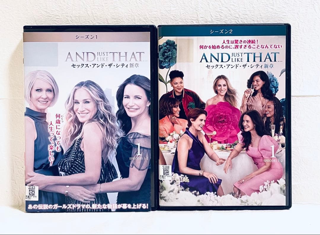 セックス・アンド・ザ・シティ　新章　シーズン１+シーズン２　各全巻セット　DVD