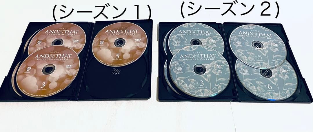 セックス・アンド・ザ・シティ　新章　シーズン１+シーズン２　各全巻セット　DVD